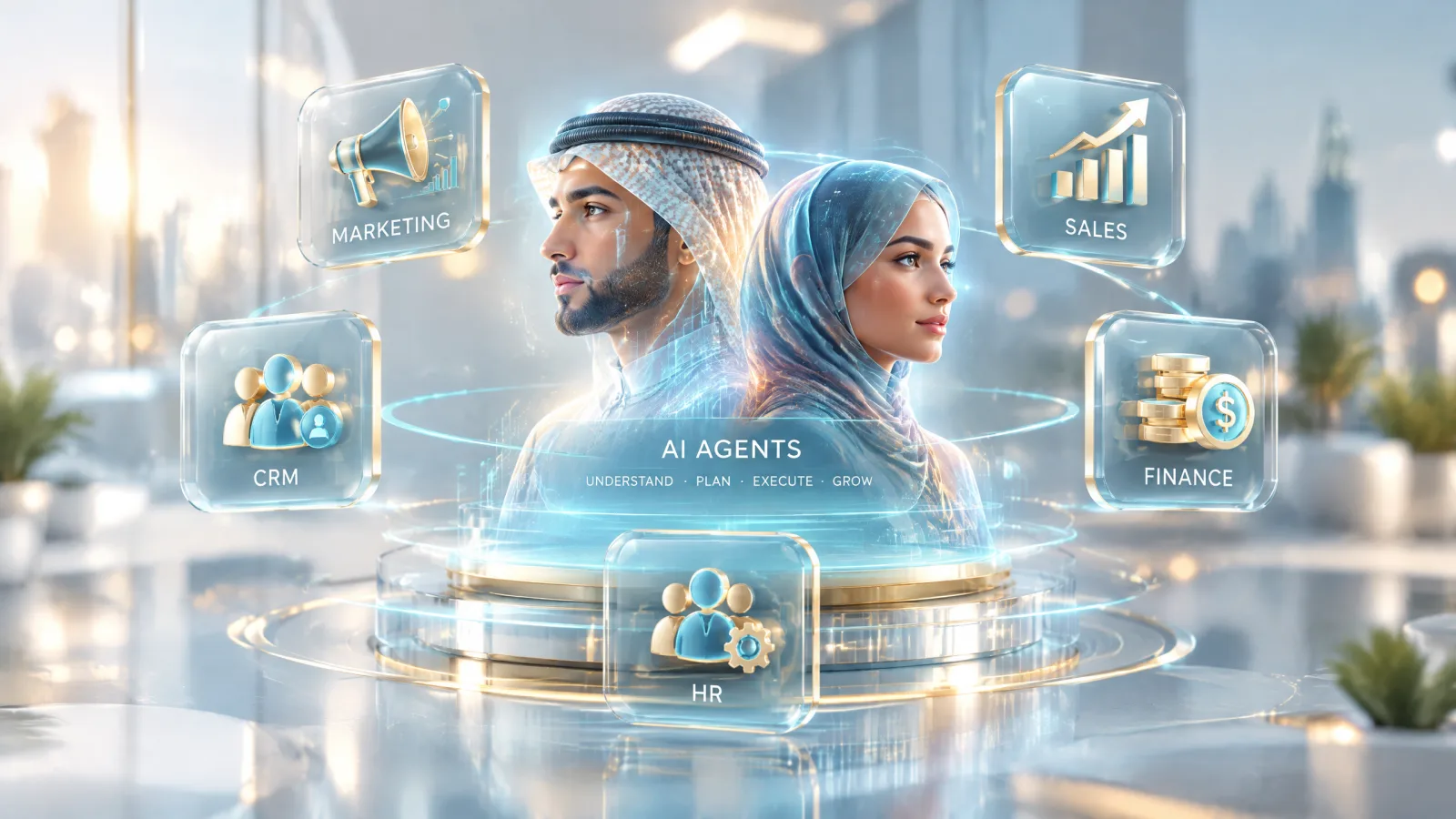 وكلاء الذكاء الاصطناعي لوحدات الأعمال والتواصل